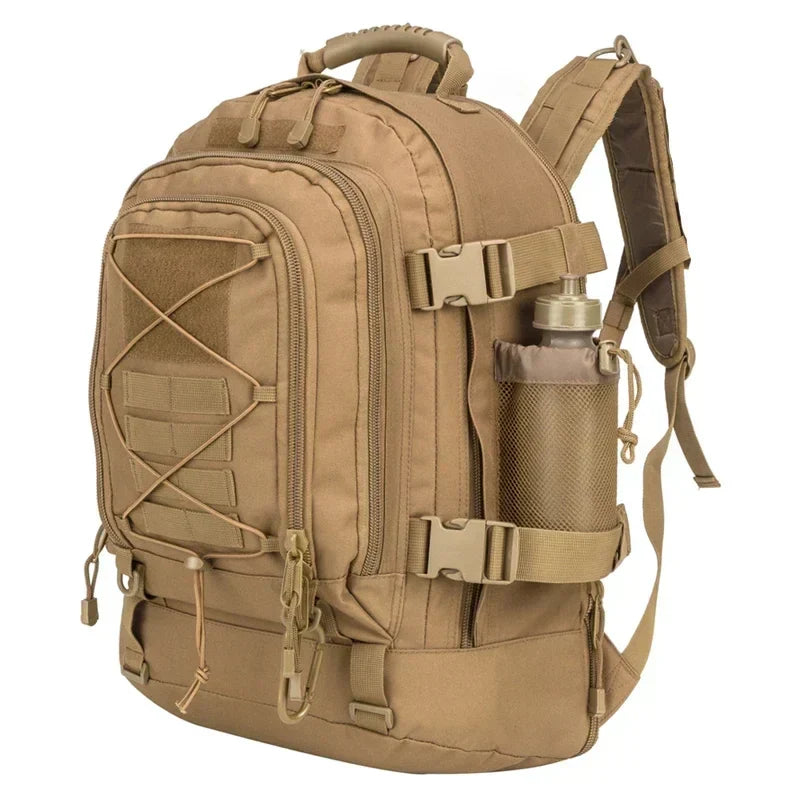 Crimson Wildtrack Gear | Unisex - Tactical Backpack - 60L Durable Travel