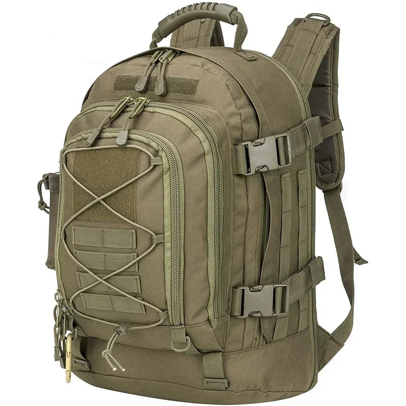 Crimson Wildtrack Gear | Unisex - Tactical Backpack - 60L Durable Travel