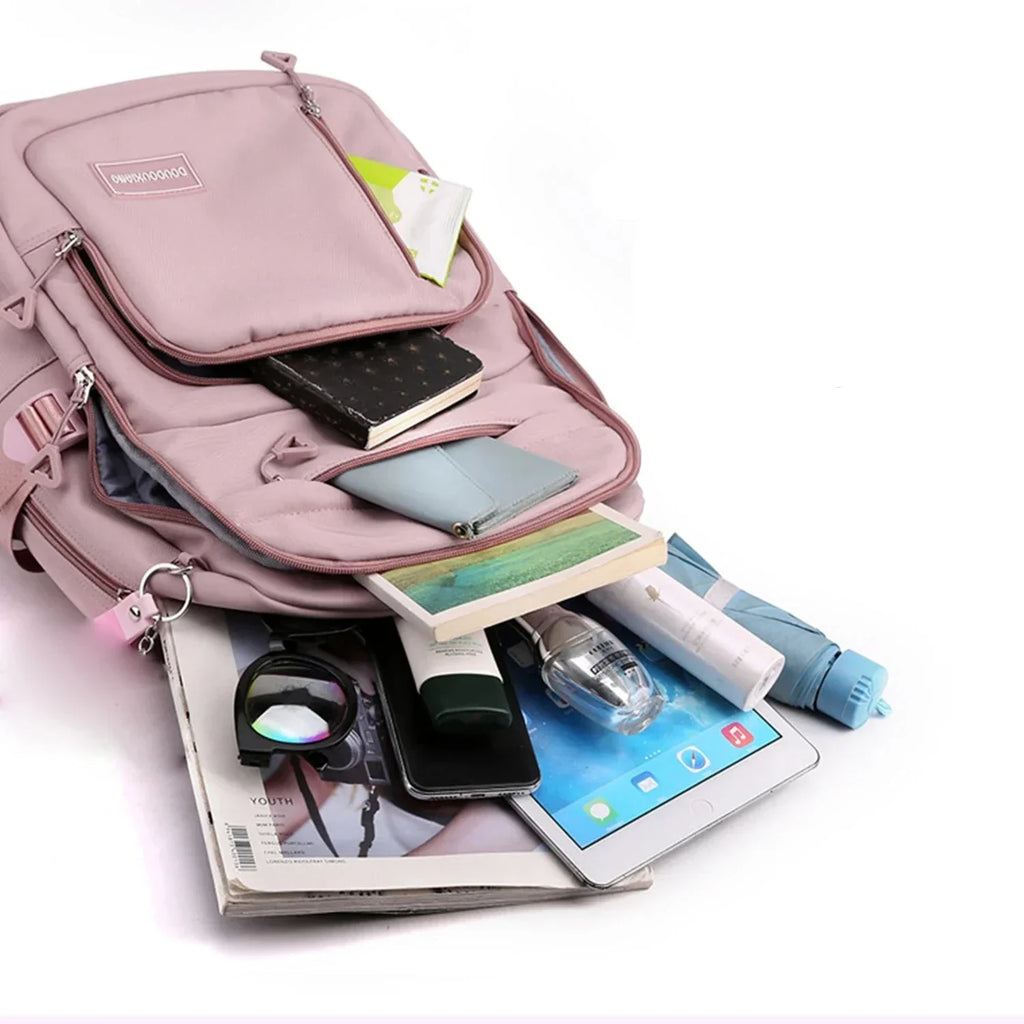 Crimson Wildtrack Gear | 35L Nylon Laptop Backpack - Stylish for Work & Travel