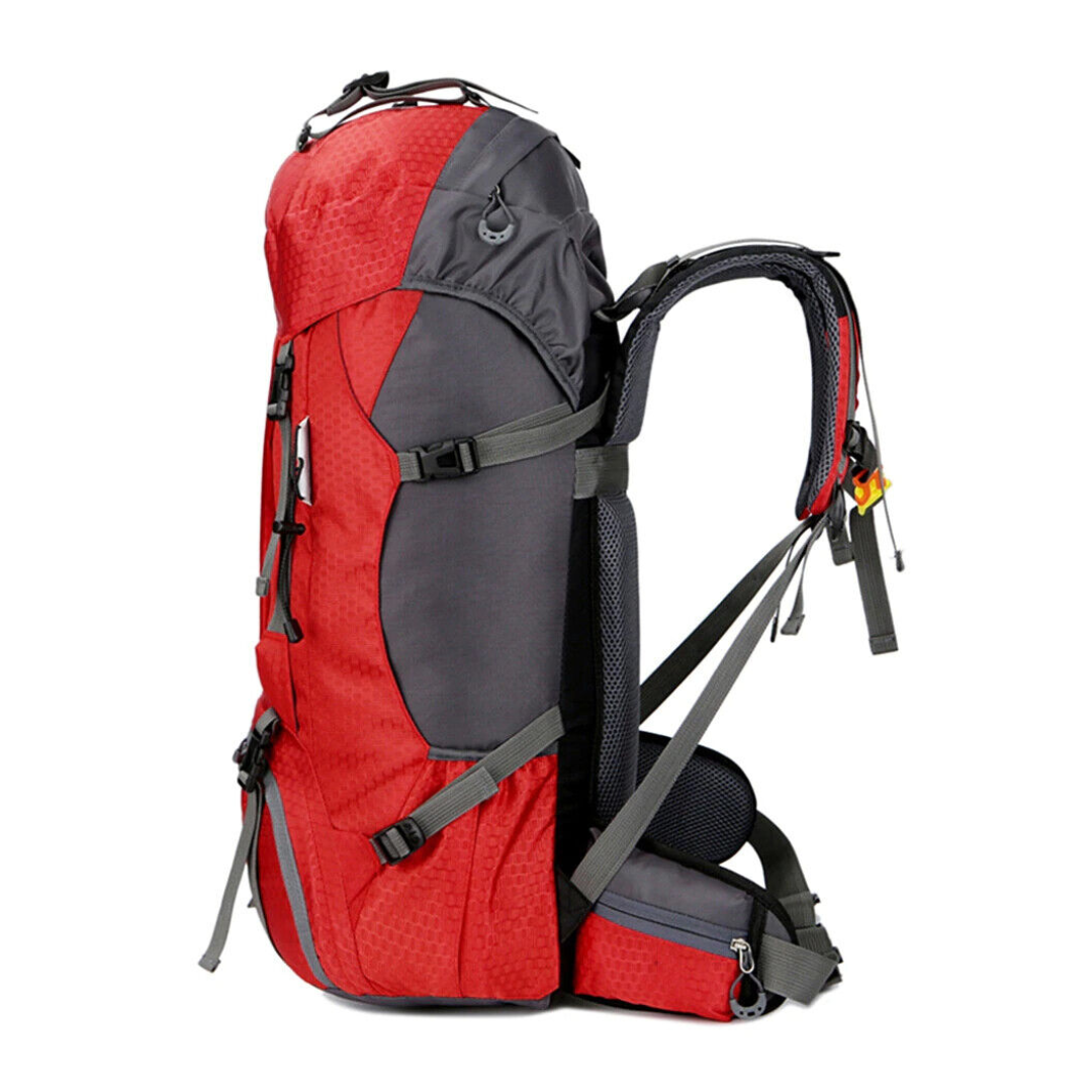 Crimson Wildtrack Gear | Unisex - Hiking Backpack - 60L Waterproof Durable