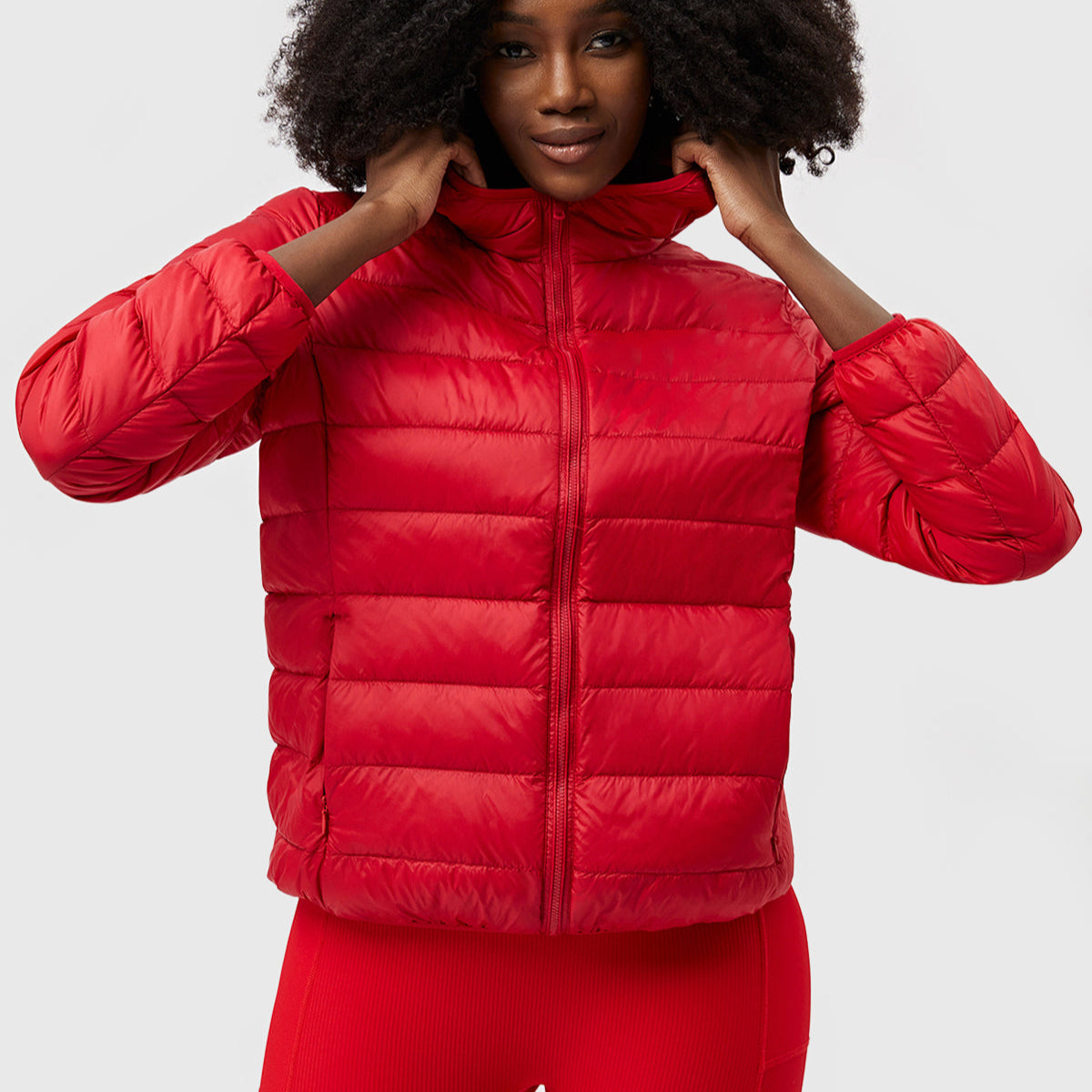 Crimson Wildtrack Gear | Women's Packable Down Jacket - Featherweight Hooded Coat