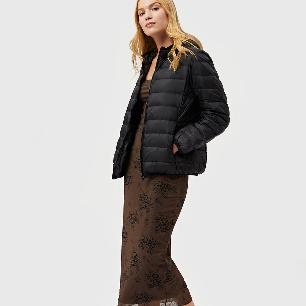 Crimson Wildtrack Gear | Women's Packable Down Jacket - Featherweight Hooded Coat