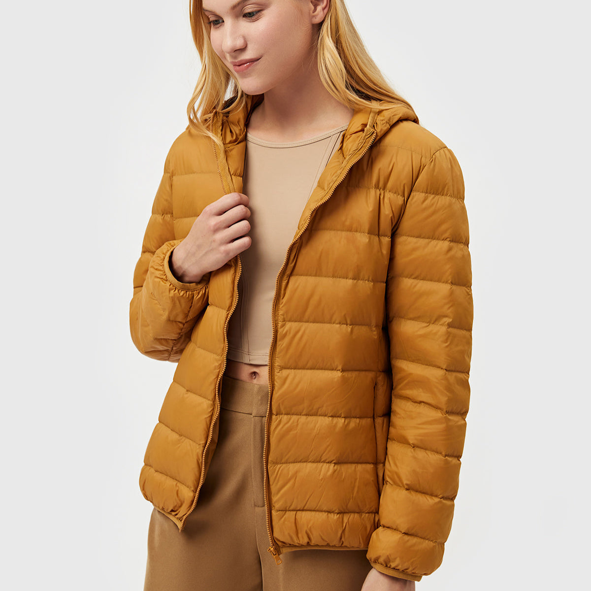 Crimson Wildtrack Gear | Women's Packable Down Jacket - Featherweight Hooded Coat