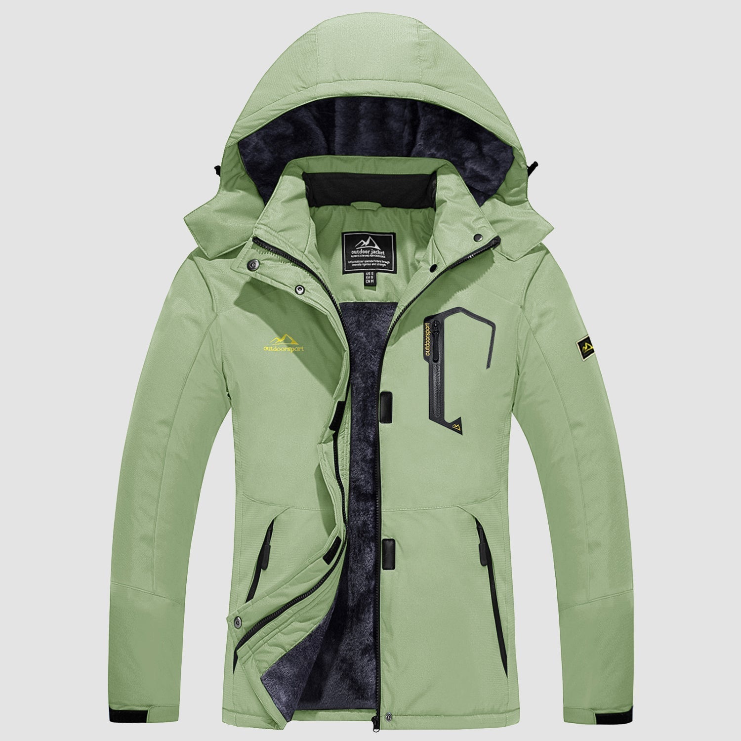 Crimson Wildtrack Gear | Women - Ski Jacket - Fleece Water-Resistant Winter