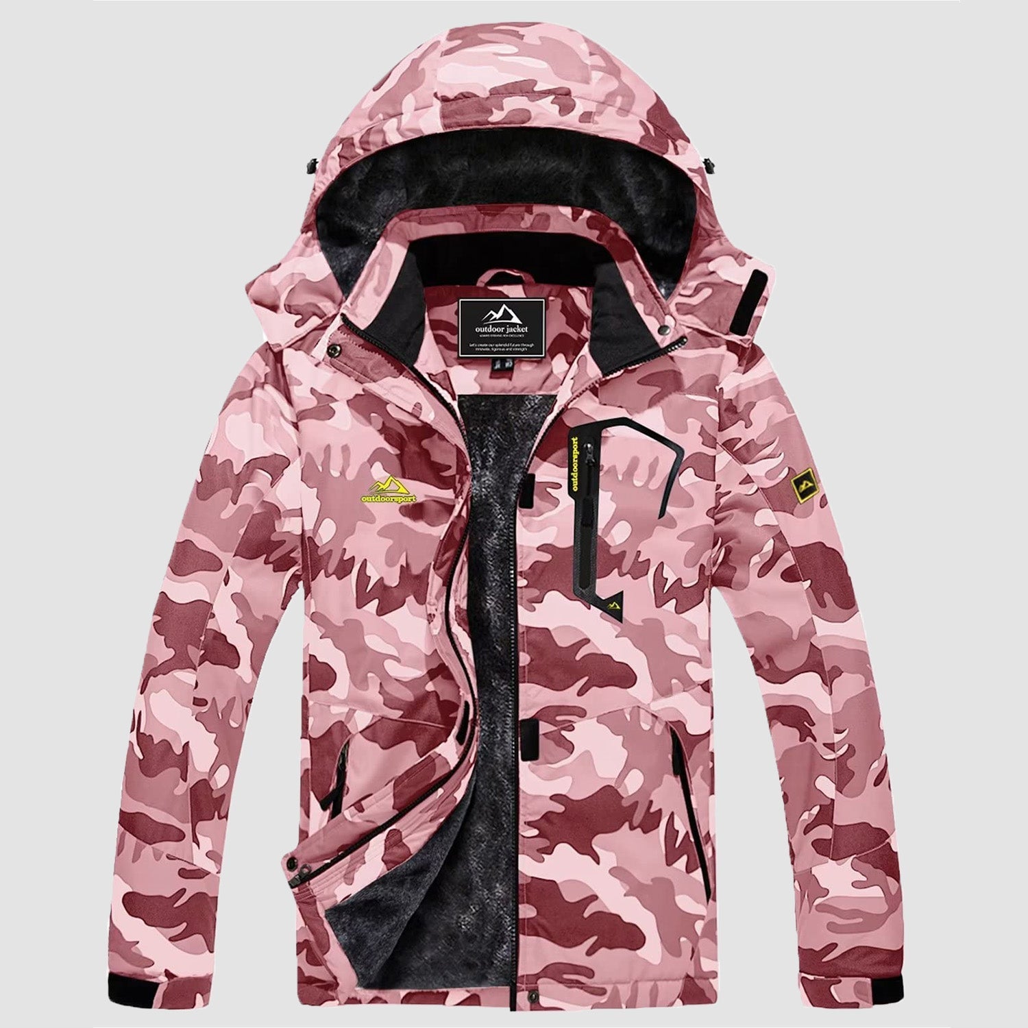 Crimson Wildtrack Gear | Women - Ski Jacket - Fleece Water-Resistant Winter