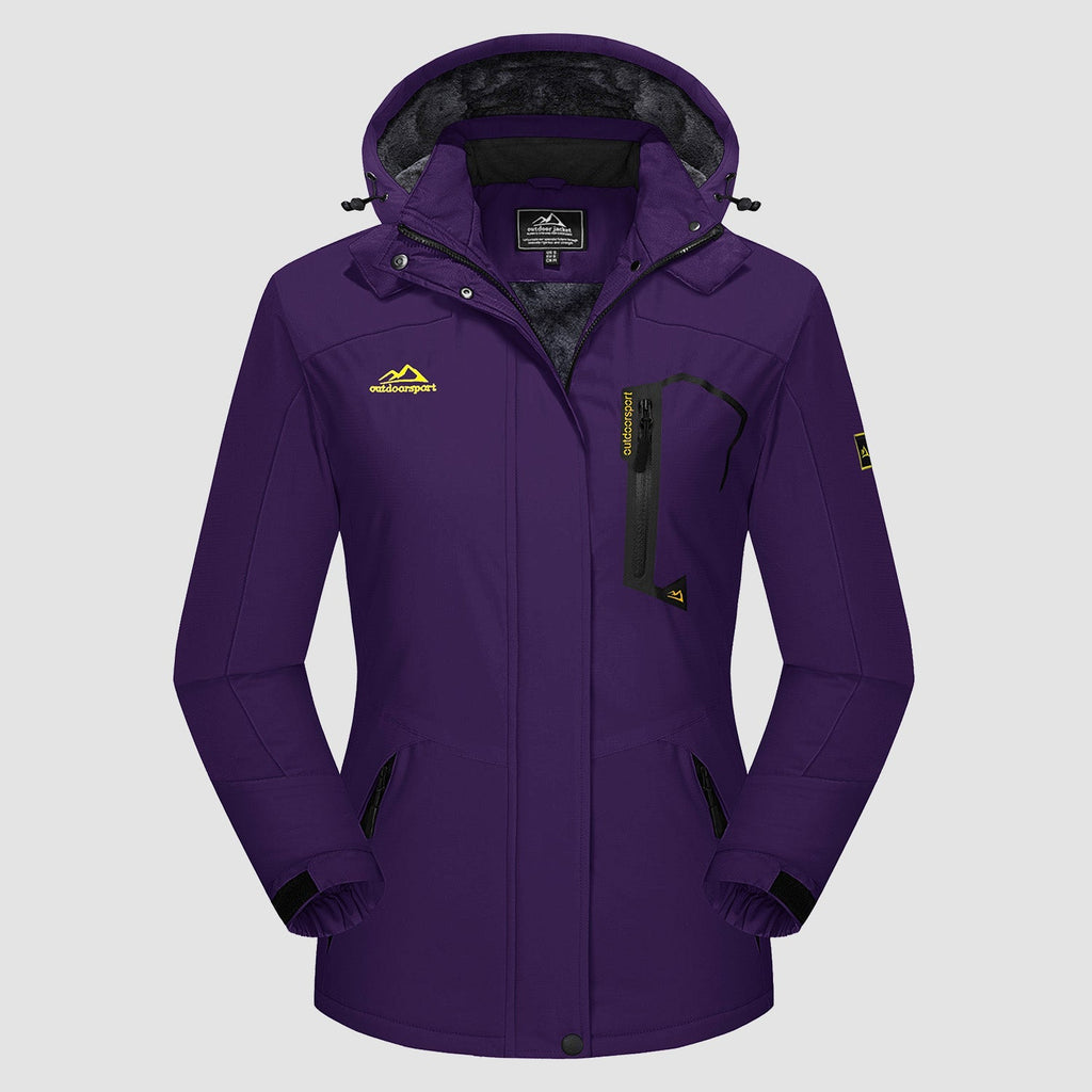 Crimson Wildtrack Gear | Women - Ski Jacket - Fleece Water-Resistant Winter