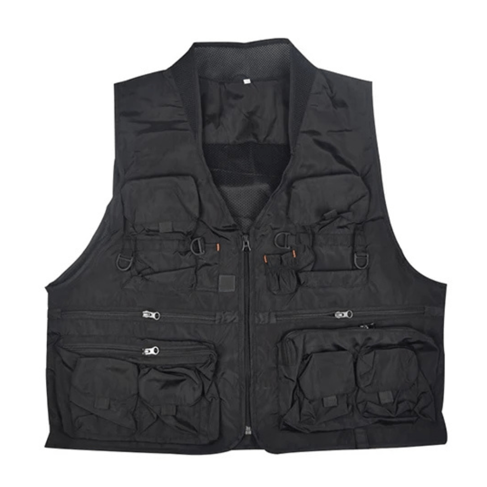 Crimson Wildtrack Gear | Men – Fishing Vest – Quick-Dry – Multi-Pocket