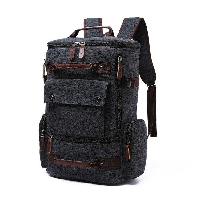 Crimson Wildtrack Gear | Unisex - Backpack - 40L Vintage Canvas Travel