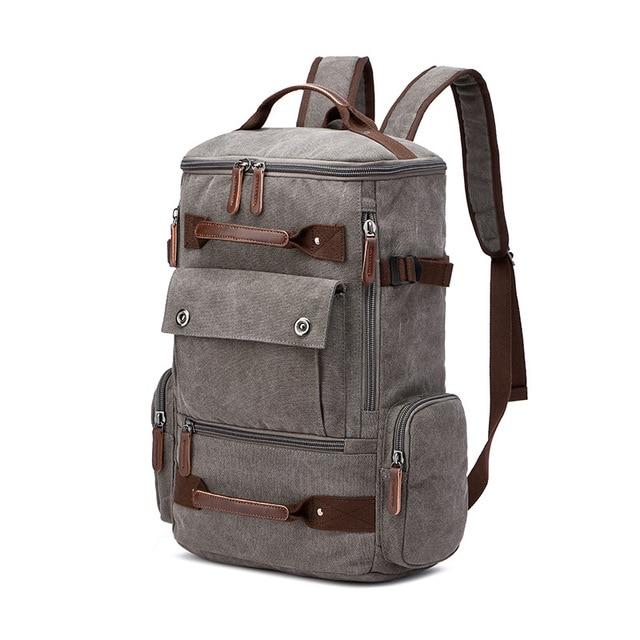 Crimson Wildtrack Gear | Unisex - Backpack - 40L Vintage Canvas Travel
