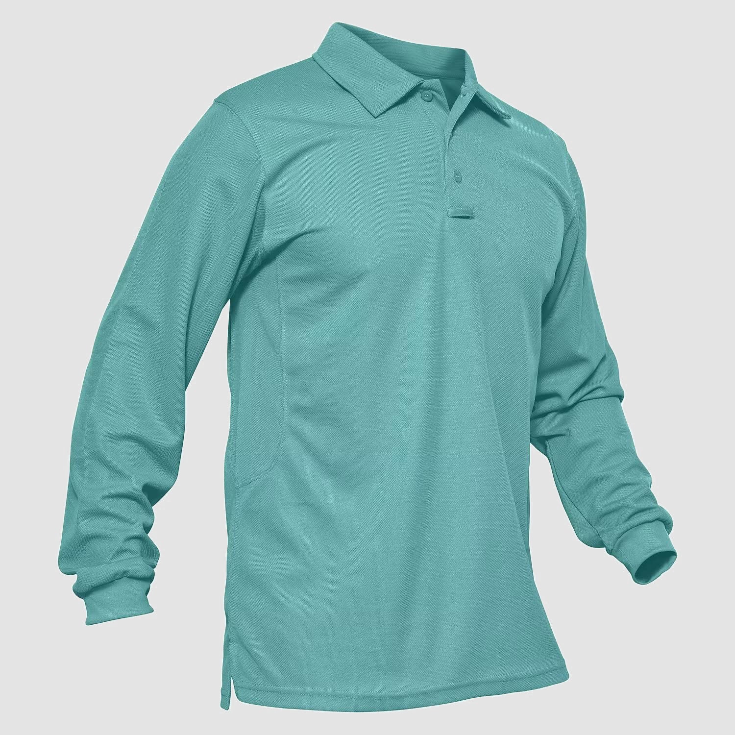 Crimson Wildtrack Gear | Men - Tactical Polo Shirt - Quick-Dry Long Sleeve