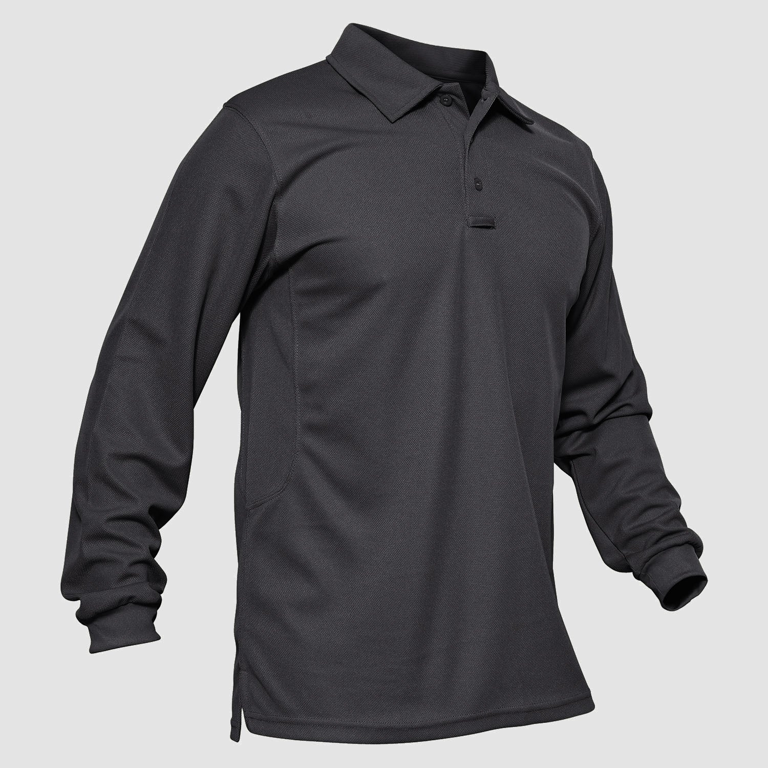 Crimson Wildtrack Gear | Men - Tactical Polo Shirt - Quick-Dry Long Sleeve