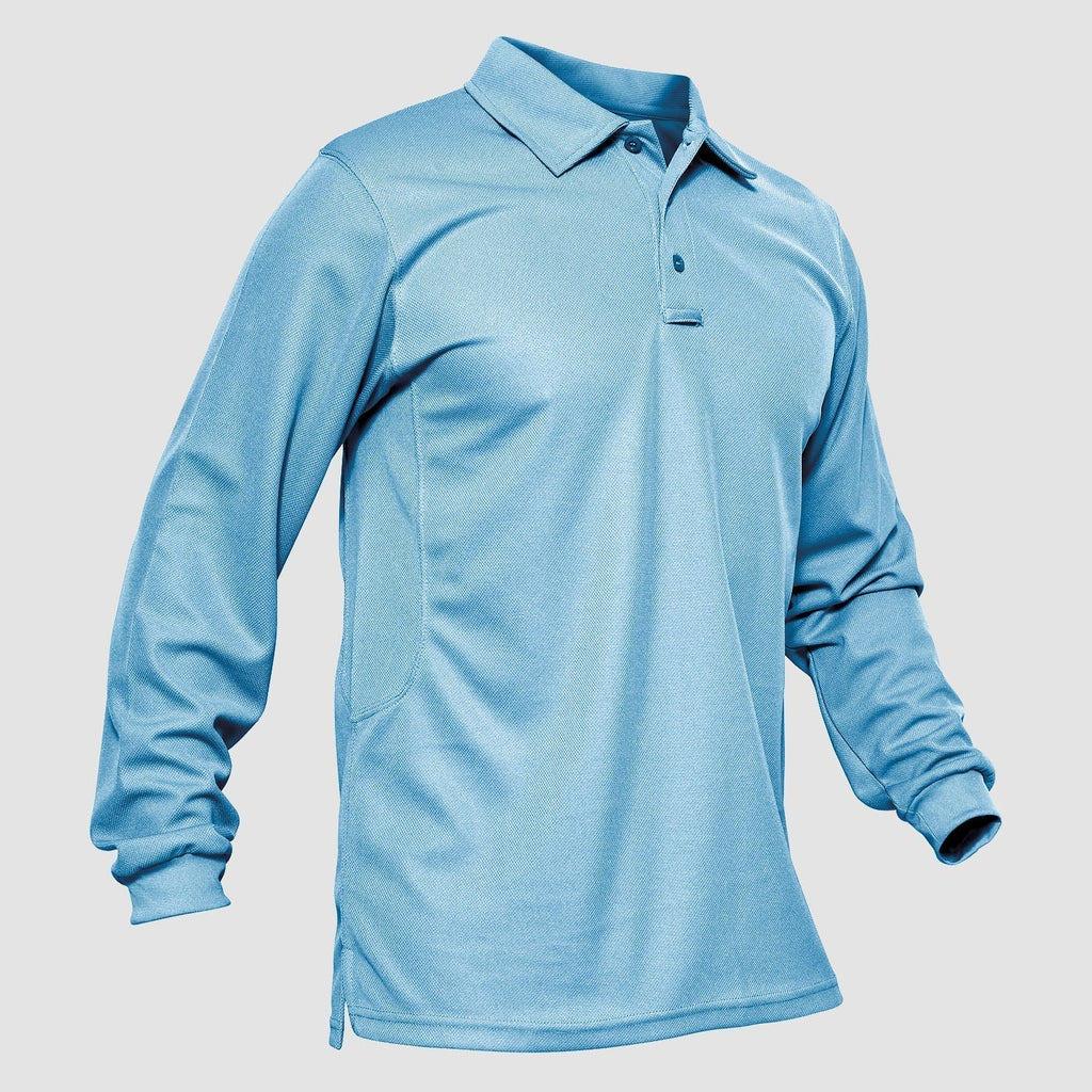 Crimson Wildtrack Gear | Men - Tactical Polo Shirt - Quick-Dry Long Sleeve