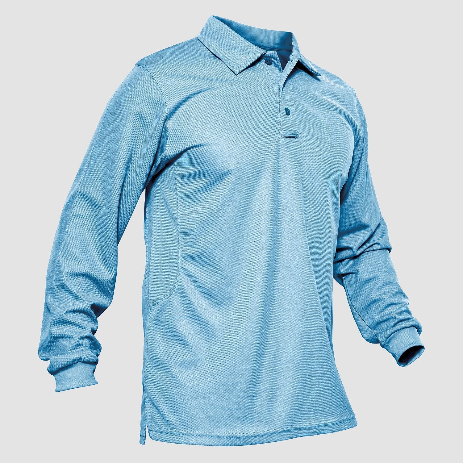 Crimson Wildtrack Gear | Men - Tactical Polo Shirt - Quick-Dry Long Sleeve