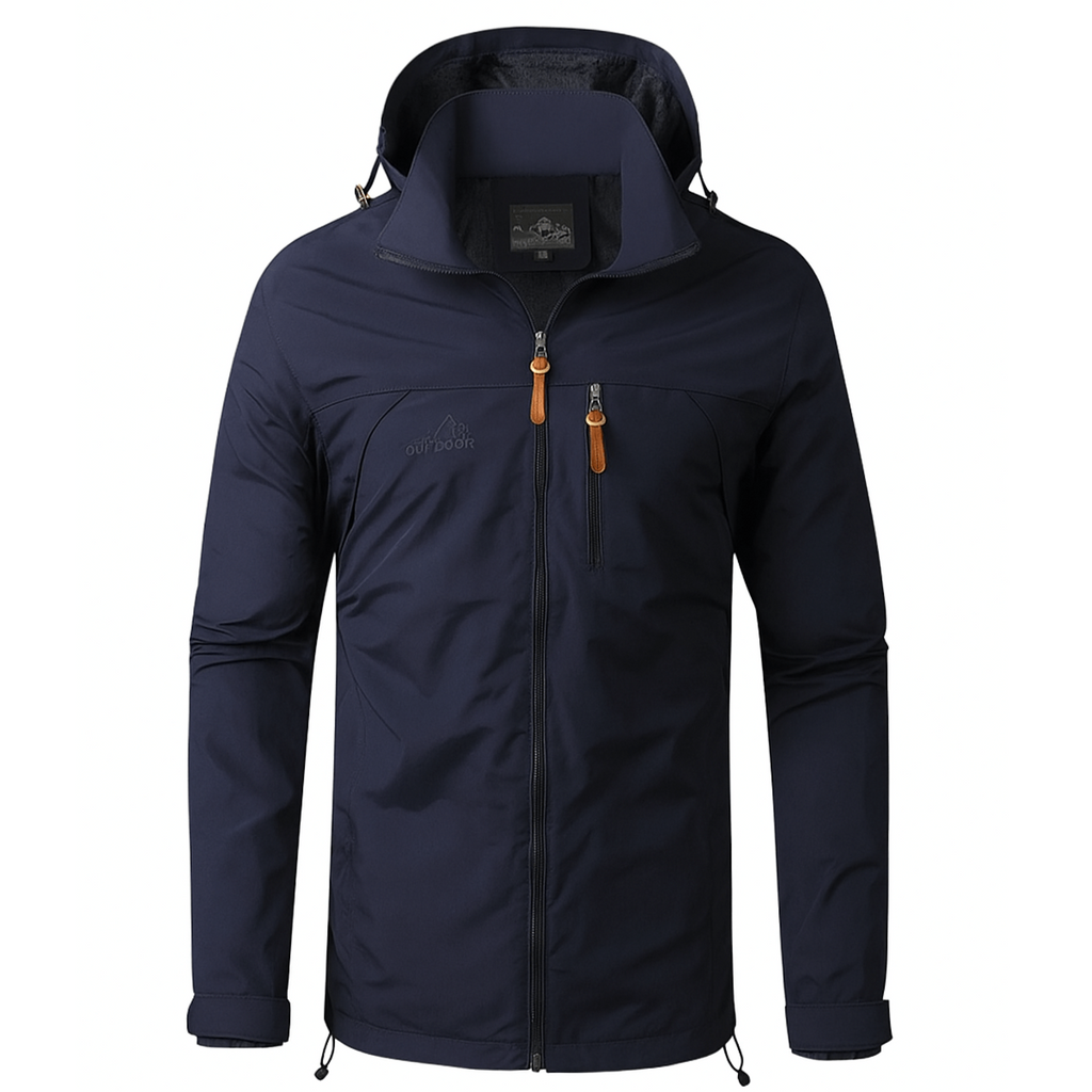 Crimson Wildtrack Gear | Men's Waterproof Jacket - Windproof Outdoor Coat - All-Weather Hiking & Travel Gear