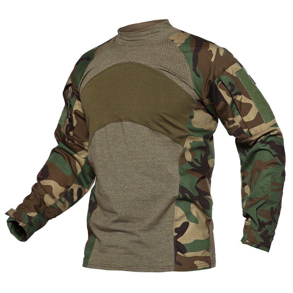 Crimson Wildtrack Gear | Men - Tactical Combat Shirt - Lightweight, Quick-Dry Fabric