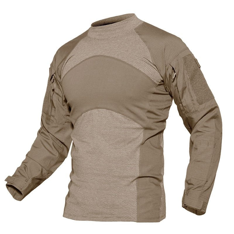 Crimson Wildtrack Gear | Men - Tactical Combat Shirt - Lightweight, Quick-Dry Fabric