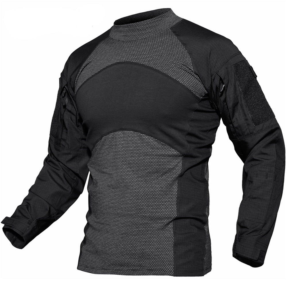 Crimson Wildtrack Gear | Men - Tactical Combat Shirt - Lightweight, Quick-Dry Fabric