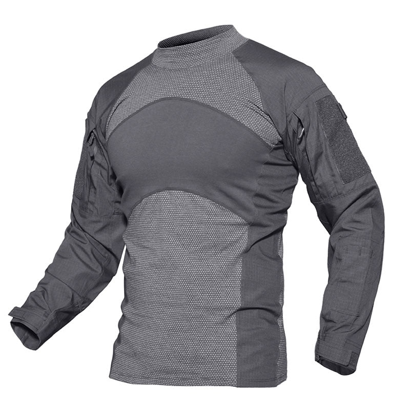 Crimson Wildtrack Gear | Men - Tactical Combat Shirt - Lightweight, Quick-Dry Fabric