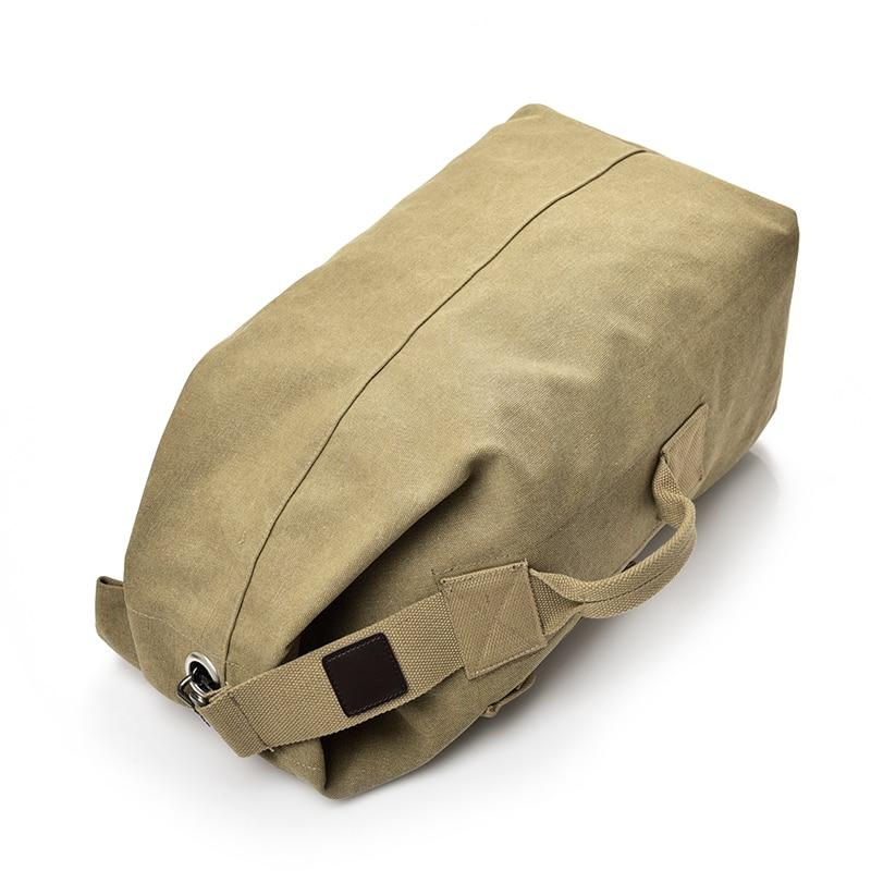 Crimson Wildtrack Gear | Men - Spacious Canvas Duffle Backpack - Durable Travel Gear for Adventures